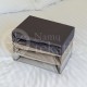 Satin fitted sheets (SILVER)